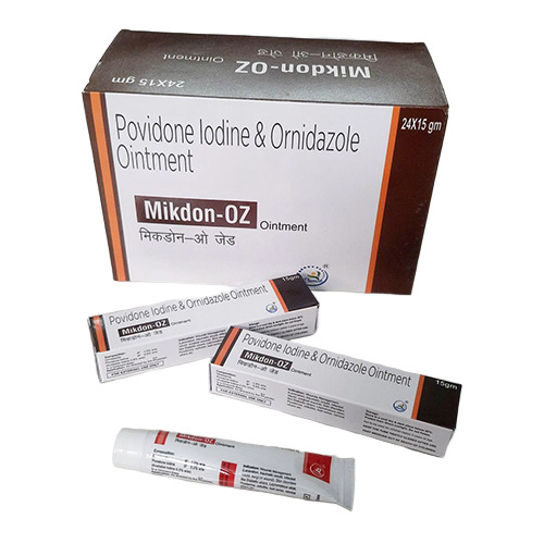 Povidone Iodine And Ornidazole Ointment