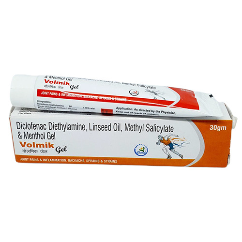 Diclofenac Diethylamine Linseed Oil Methyl Salicylate And Menthol Gel