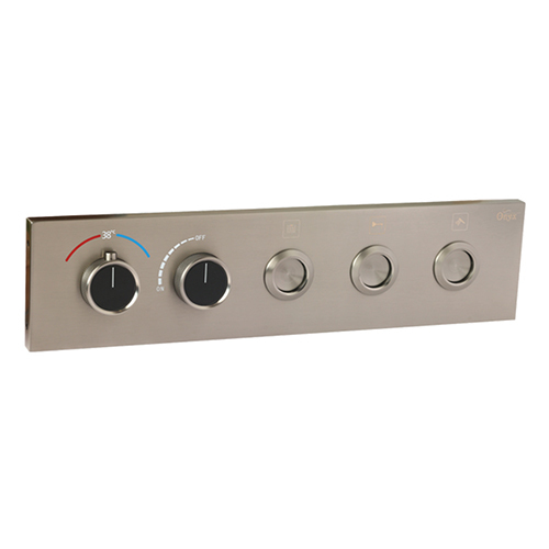TDR73 Function Gunmetal Grey Thermostatic Diverter