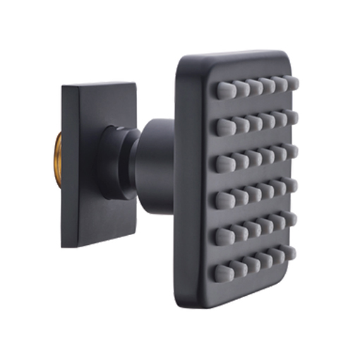 BJS43 Soft Flow Matt Black Body Shower Jet