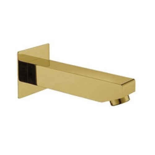 BS3 Plain French Gold Bath Spout