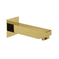 BS3 Plain French Gold Bath Spout