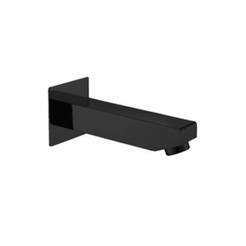 BS4 Plain Matt Black Bath Spout