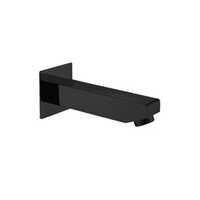 BS4 Plain Matt Black Bath Spout