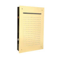 French Gold Rain Waterfall Ceiling Bathroom Shower