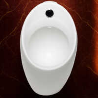 Glossy White Sensor Urinal