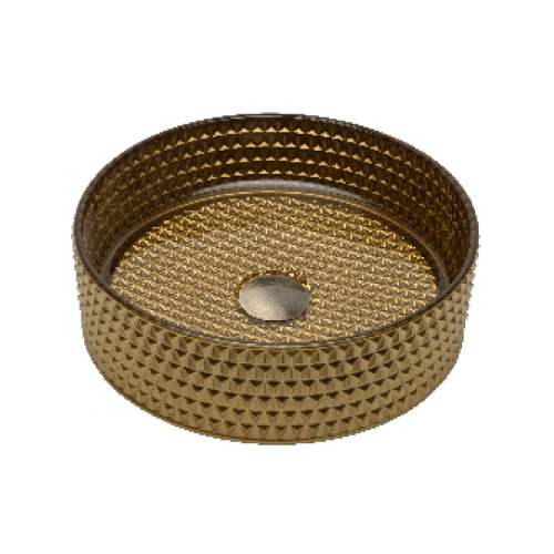 001MG Matt Gold Diamond Cut Basin