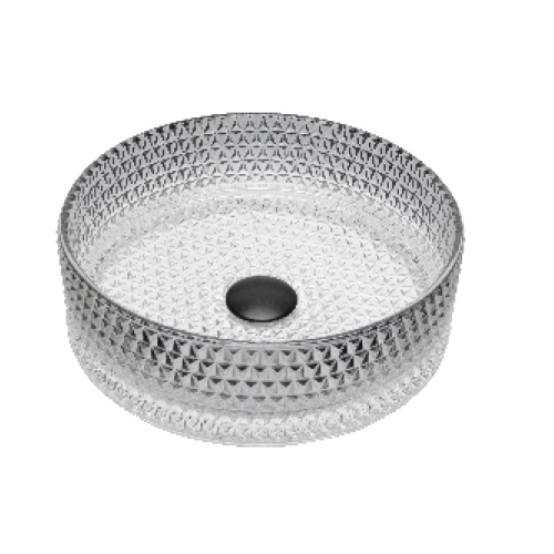001GB Gradient Black Diamond Cut Basin