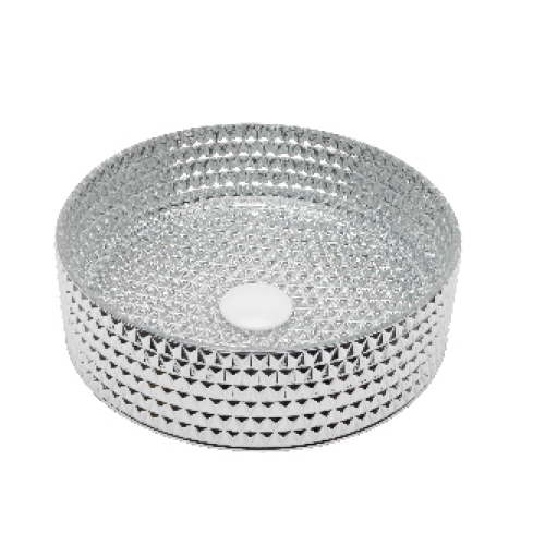001ESL Silver Diamond Cut Basin