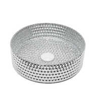 001ESL Silver Diamond Cut Basin