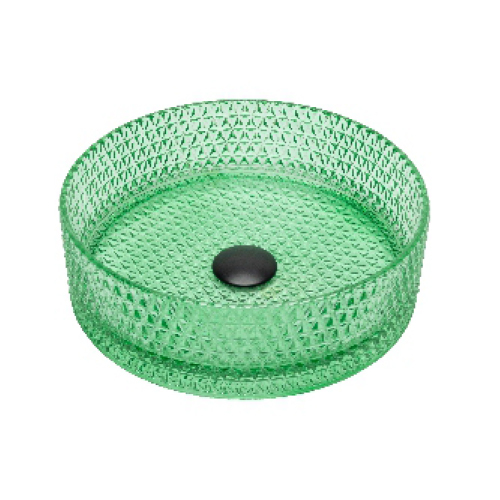 001GR Green Diamond Cut Basin