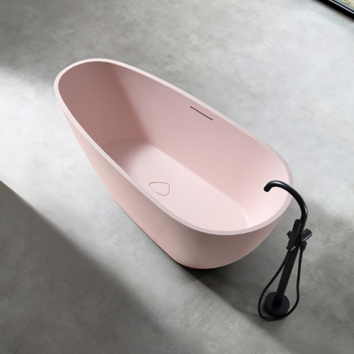 Onyx003 Pink Free Standing Bathtub