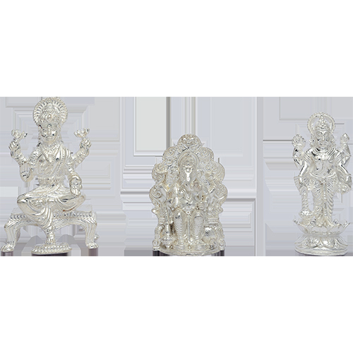 SILVER LALBAUG RAJA SOLID IDOL  14KT (58%)