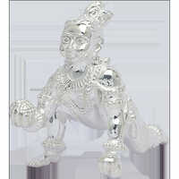 Silver Bal Krishna Solid Idol A   14kt (58%)