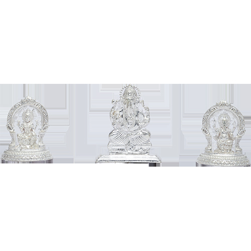 SILVER GANPATI CASTING IDOL  16KT (65%)
