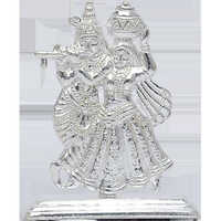 Silver Radha Krishna Casting Idol A   16kt (65%)