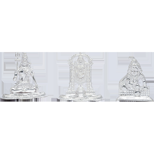 SILVER SHANKAR CASTING IDOL  16KT (65%)