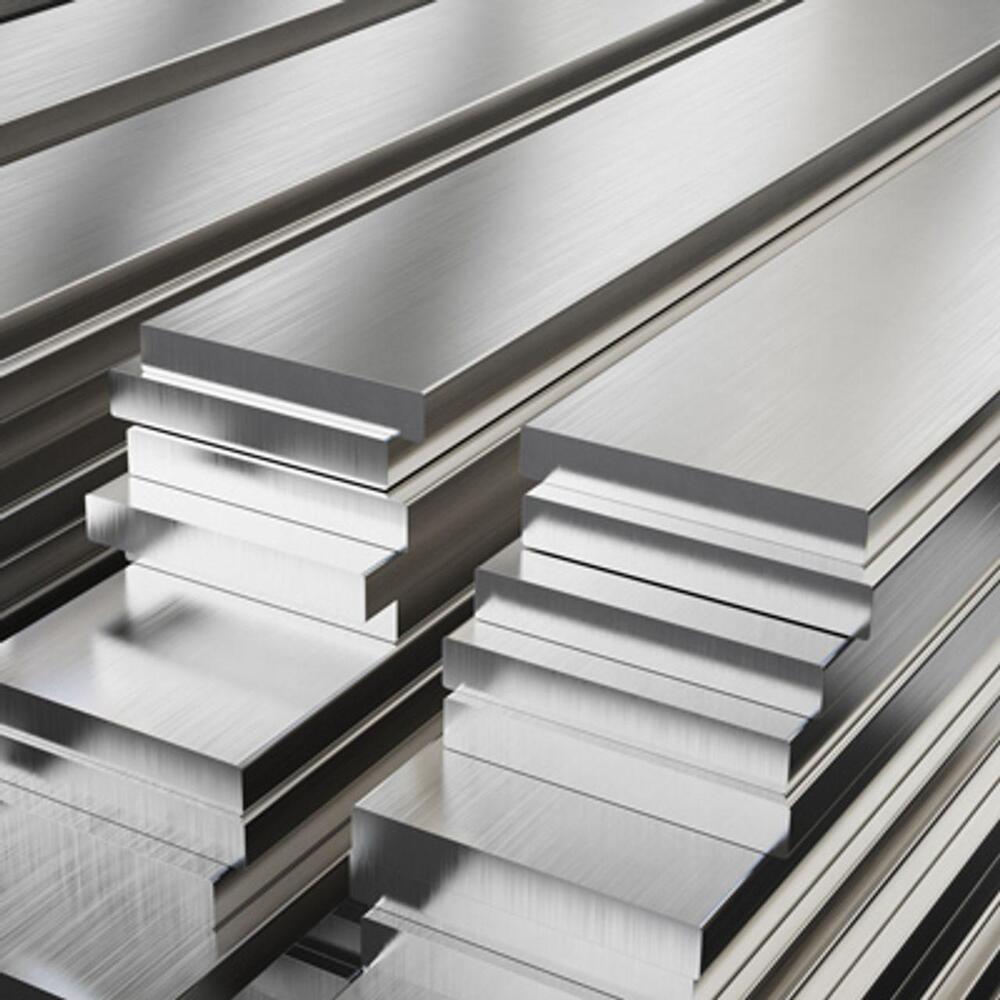 Aluminium Flat Bar - Finish: Polished