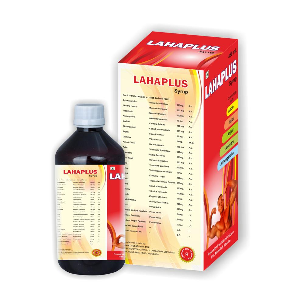 Lahaplus Syrup 450ml By Jagdamba Herbal