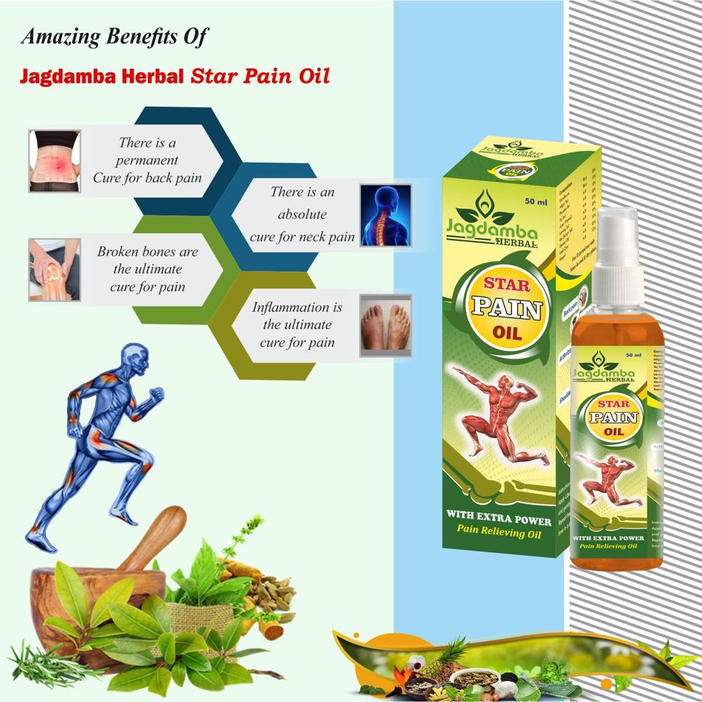 STAR PAIN OIL 100ML | STAR PAIN TABLETS 120 | PAIN RELIEVER COMBO