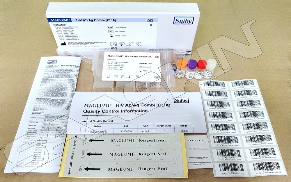 Snibe MAGLUMI HIV Ab/Ag Combi (CLIA)