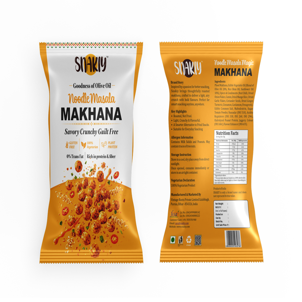 Noodles Masala Makhana