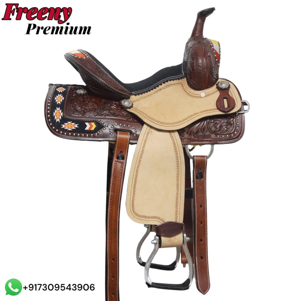 Leather Western Saddle 