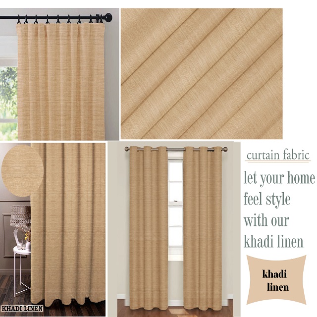 Khadi Linen Curtains - Application: Home