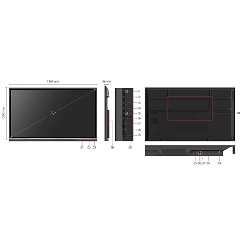 Ifp7550-5f Interactive Board