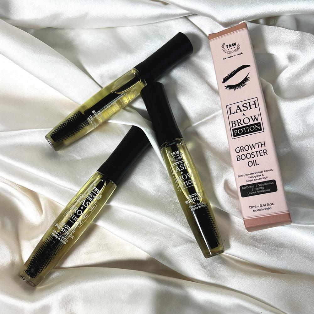 Lash and brow Potion Growth Booster Oil with Biotin