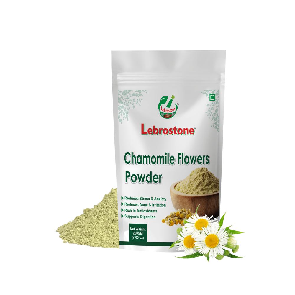 Lebrostone Chamomile Flowers Powder  Supports Heart Health, Digestion & Immunity| 200 - Age Group: For Adults