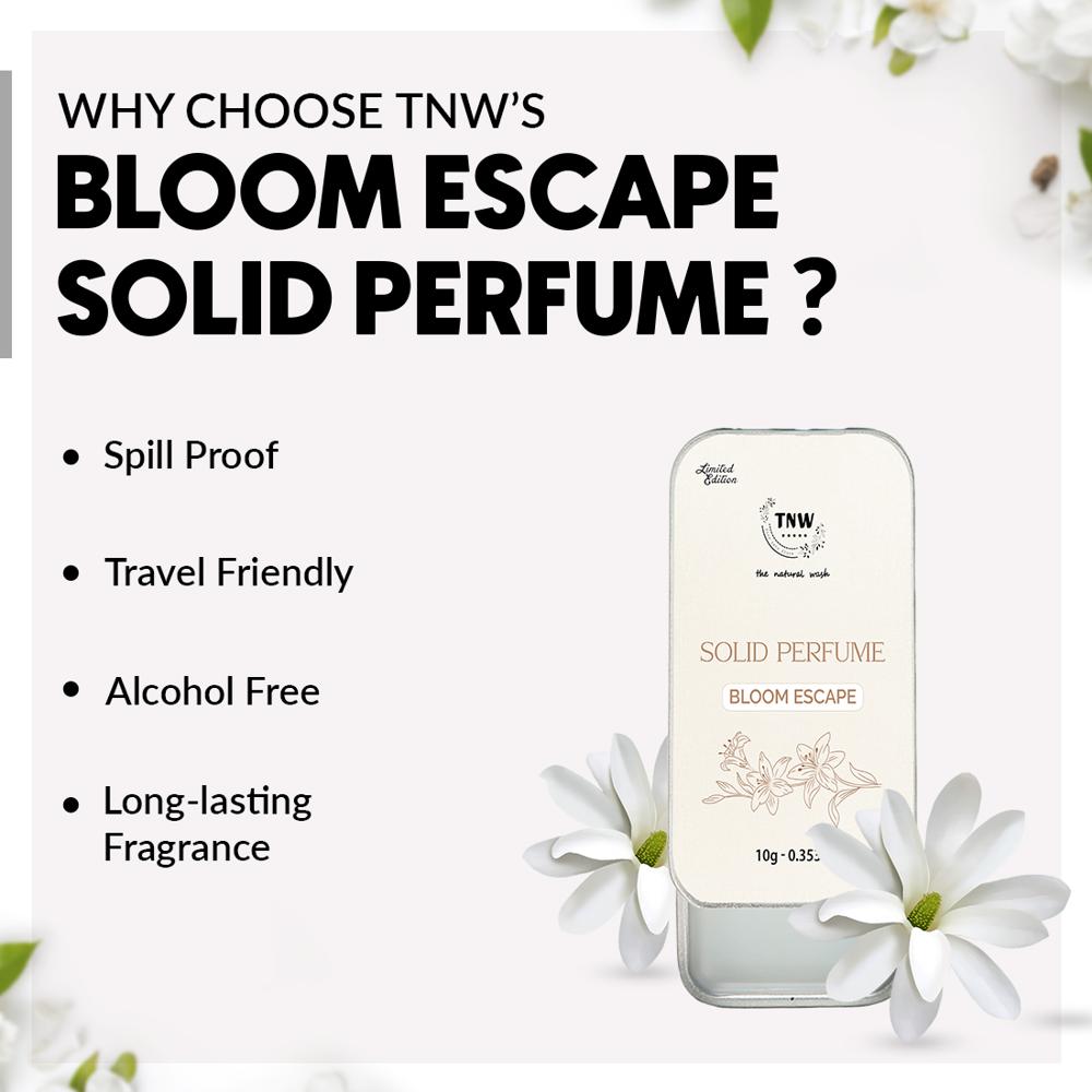 Solid Perfume  -Bloom Escape Pocket - Ingredients: Bees Wax