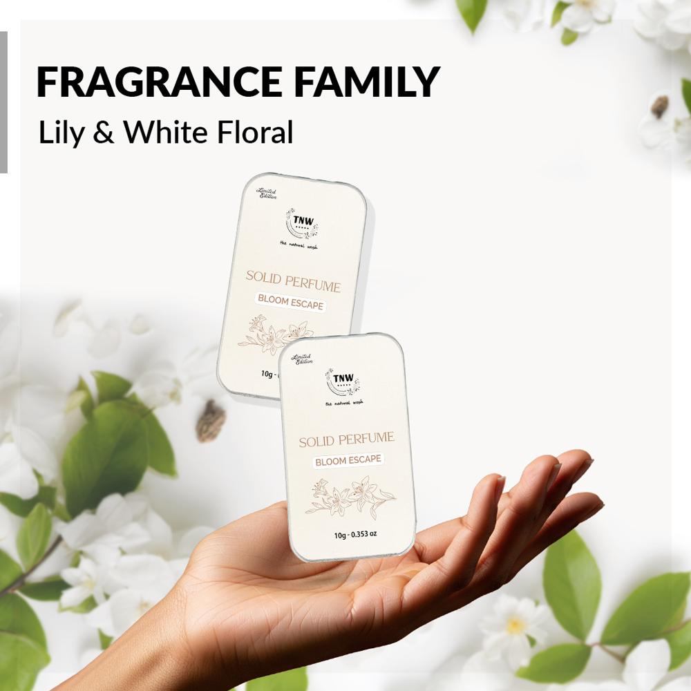 Solid Perfume  -Bloom Escape Pocket - Ingredients: Bees Wax