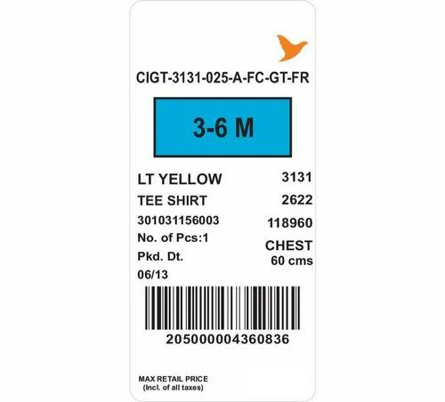 Garment Prices Hang Tags