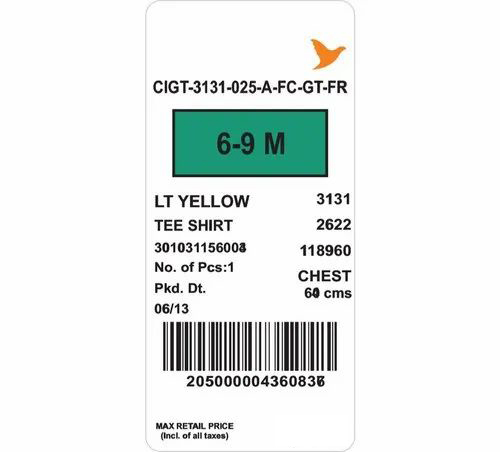 Printed Clothing Hang Tag