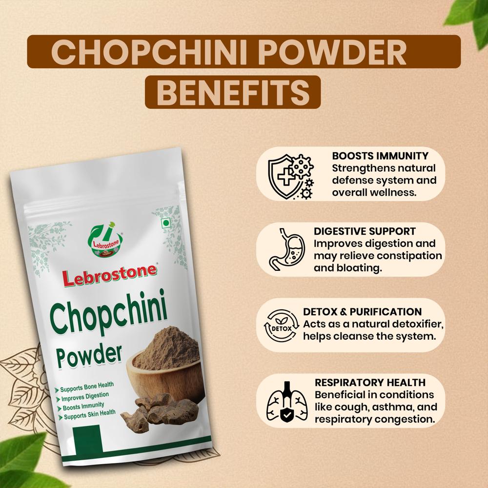 Lebrostone Chopchini Root Powder  Natural Detox, Digestive & Wellness Support| 200g