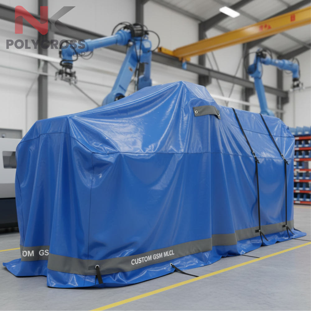 Extra Large Poly - Application: Industrial & Warehouse Covers  Construction & Infrastructure Projects  Agriculture & Farm Protection  Truck
