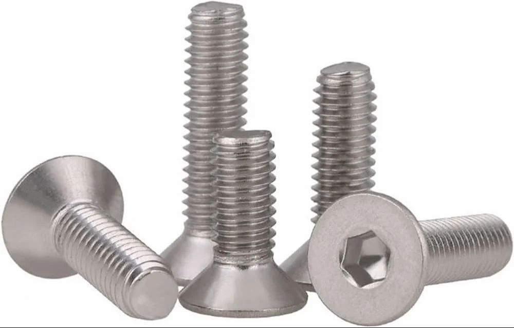 Polished Csk Philip Screw