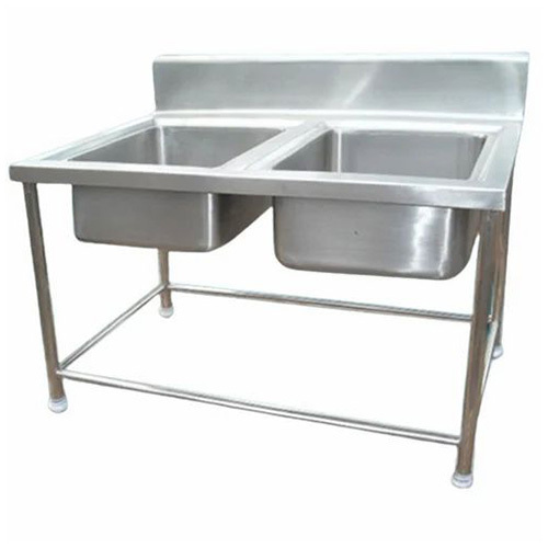 Double Bowl Sink - Application: Washing Utensils