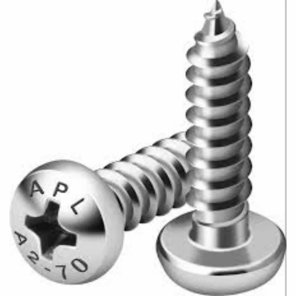 Pan Philip Screw - Stainless Steel, Polished Finish | High Quality Industrial Fastening Solution