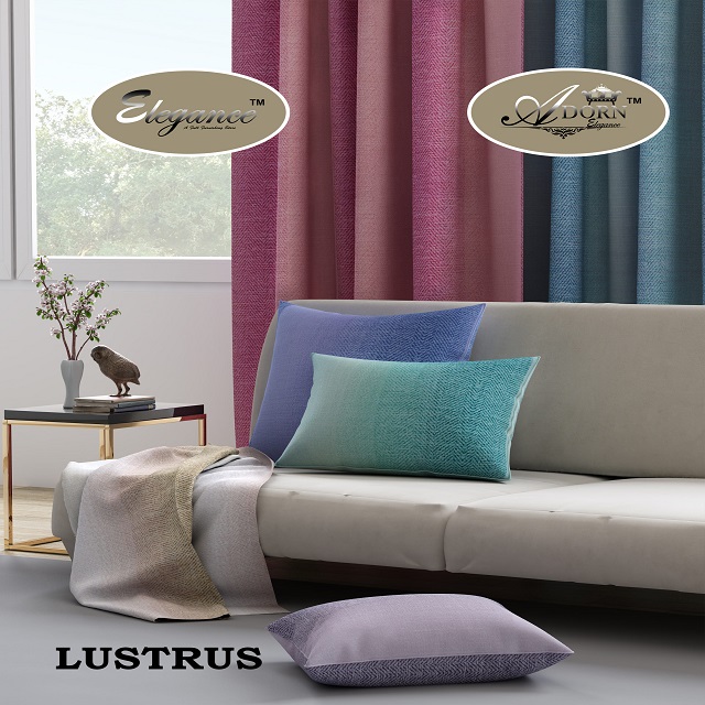 Lustrus Curtain Fabric - Color: Multi