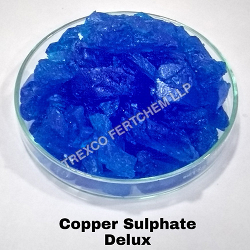 Copper Sulfate Crystals - Food Grade, 98% Purity, Molecular Weight 159.609 g | Longer Shelf Life, Pure Quality, Accurate Composition