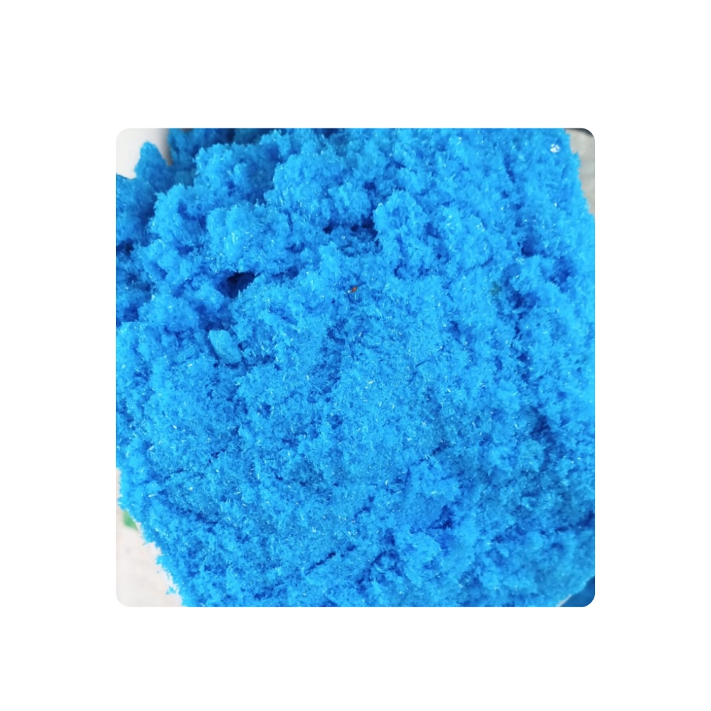 कॉपर सल्फेट पाउडर आवेदन: खाना