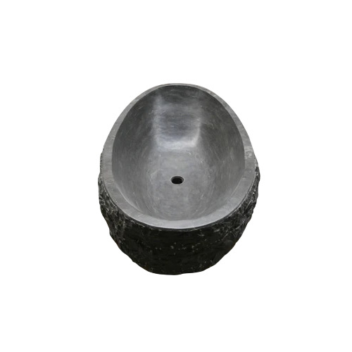 Black Stone Bath Tub