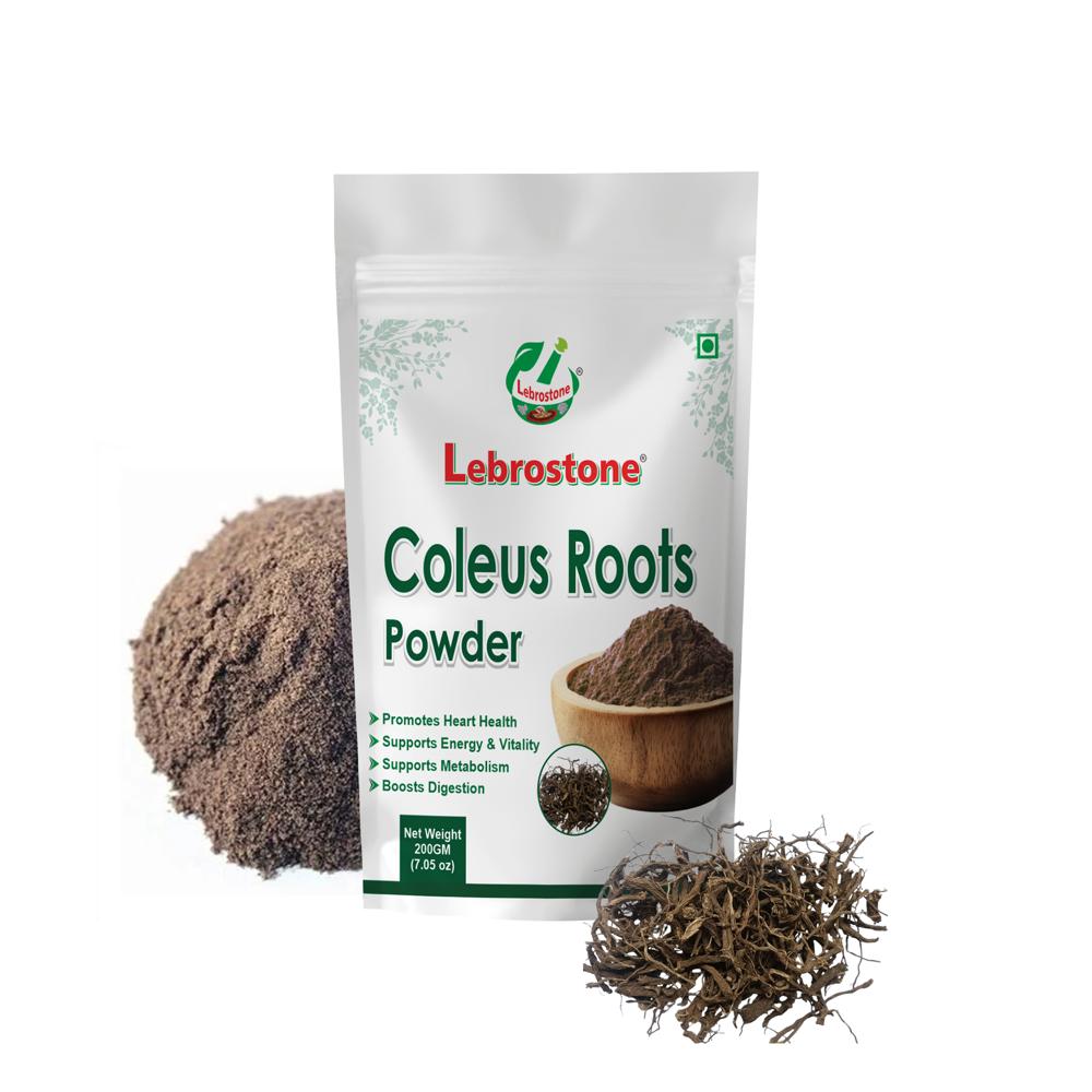 Lebrostone Coleus Root Powder | Supports Digestion, Heart Health & Blood Sugar Balance | 200g - Age Group: For Adults