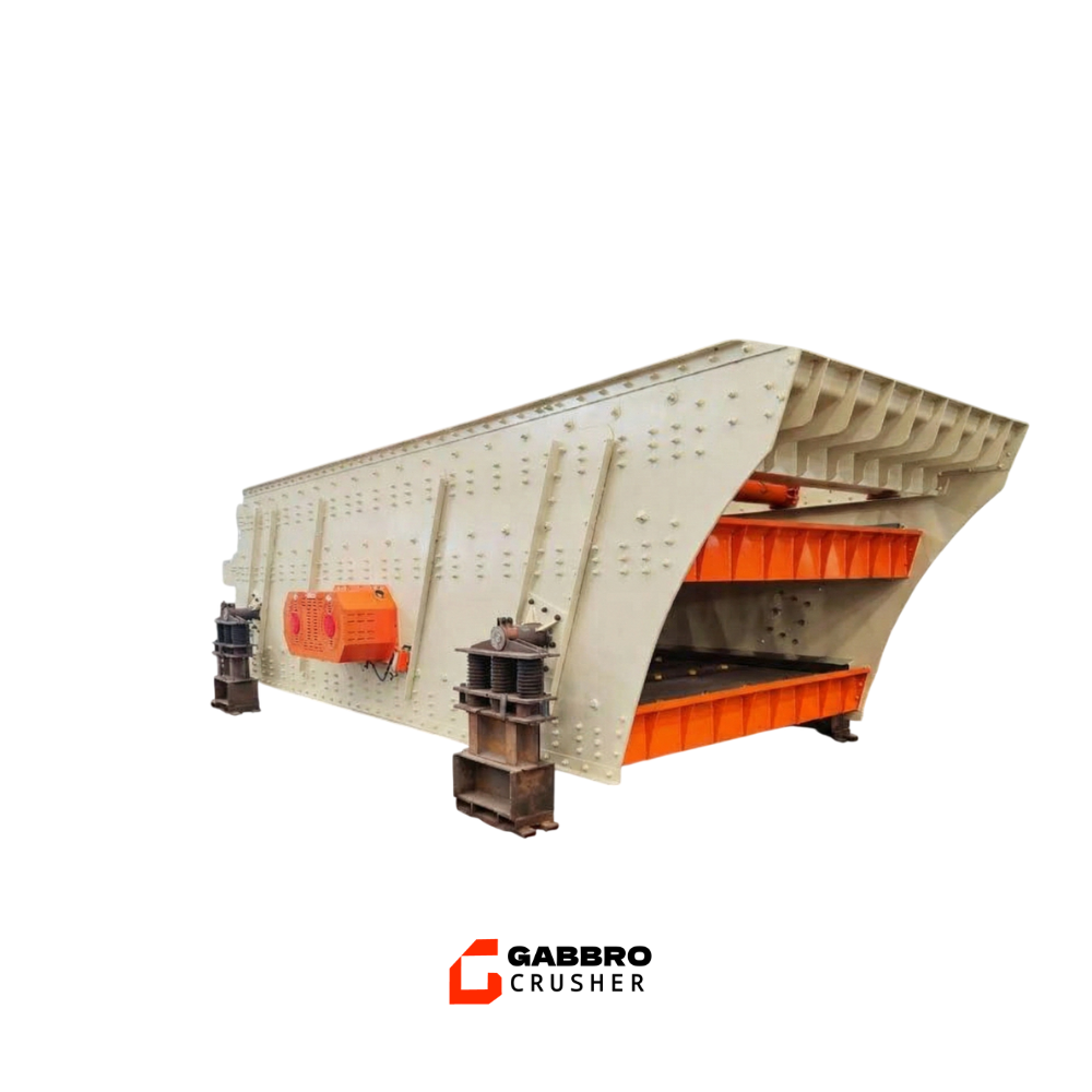Vibrating Screen - Color: Off-white & Orange