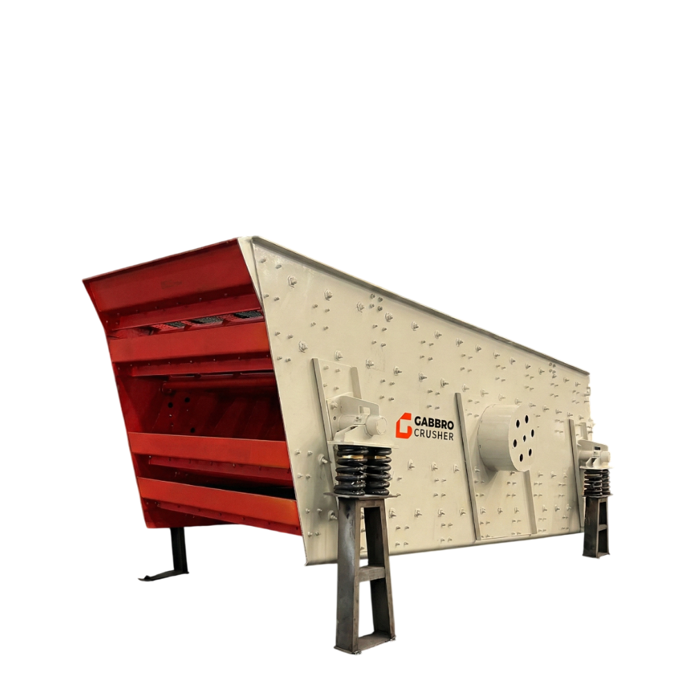 Vibrating Screen - Color: Off-white & Orange