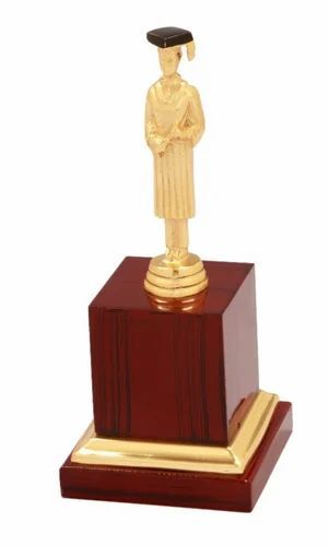 Brass Golden Education Trophy