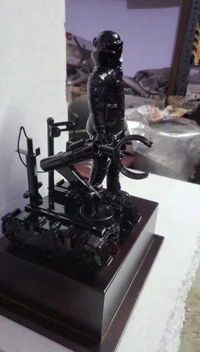 Bom Disposal Metal Trophy