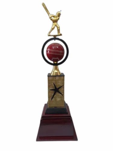 Golden BaT Ball Cricket Trophy